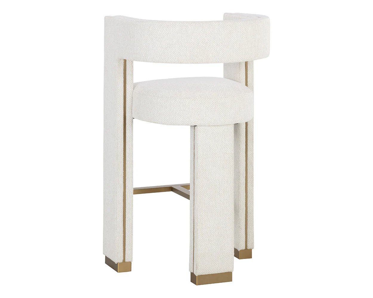 Adamina Bar Stool - Rhea Light Barley - Central Designs