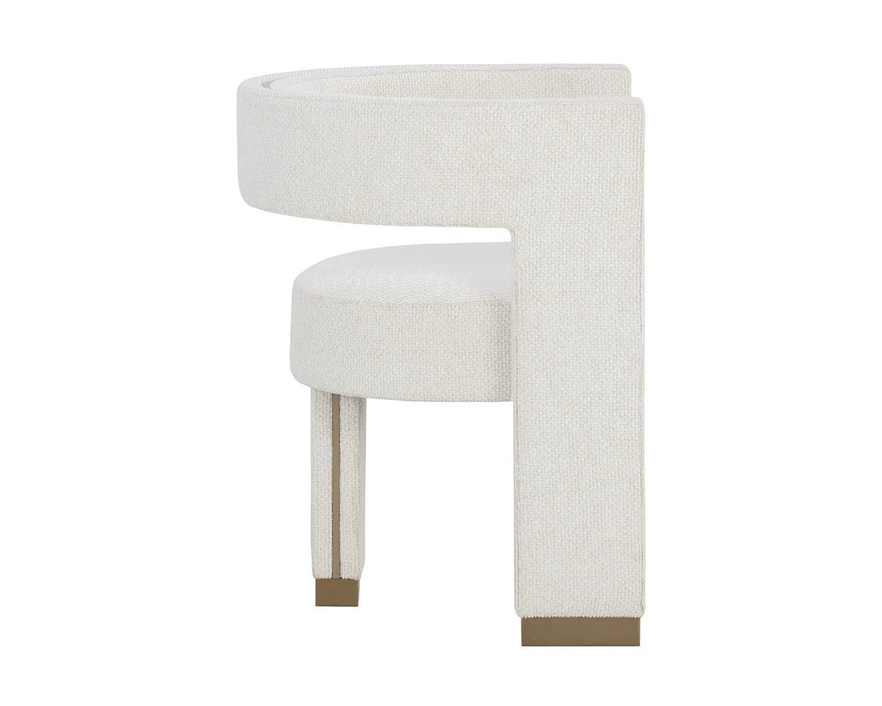 Adamina Dining Armchair - Rhea Light Barley - Central Designs