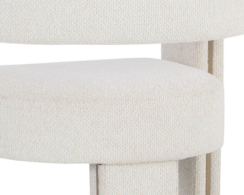 Adamina Dining Armchair - Rhea Light Barley - Central Designs