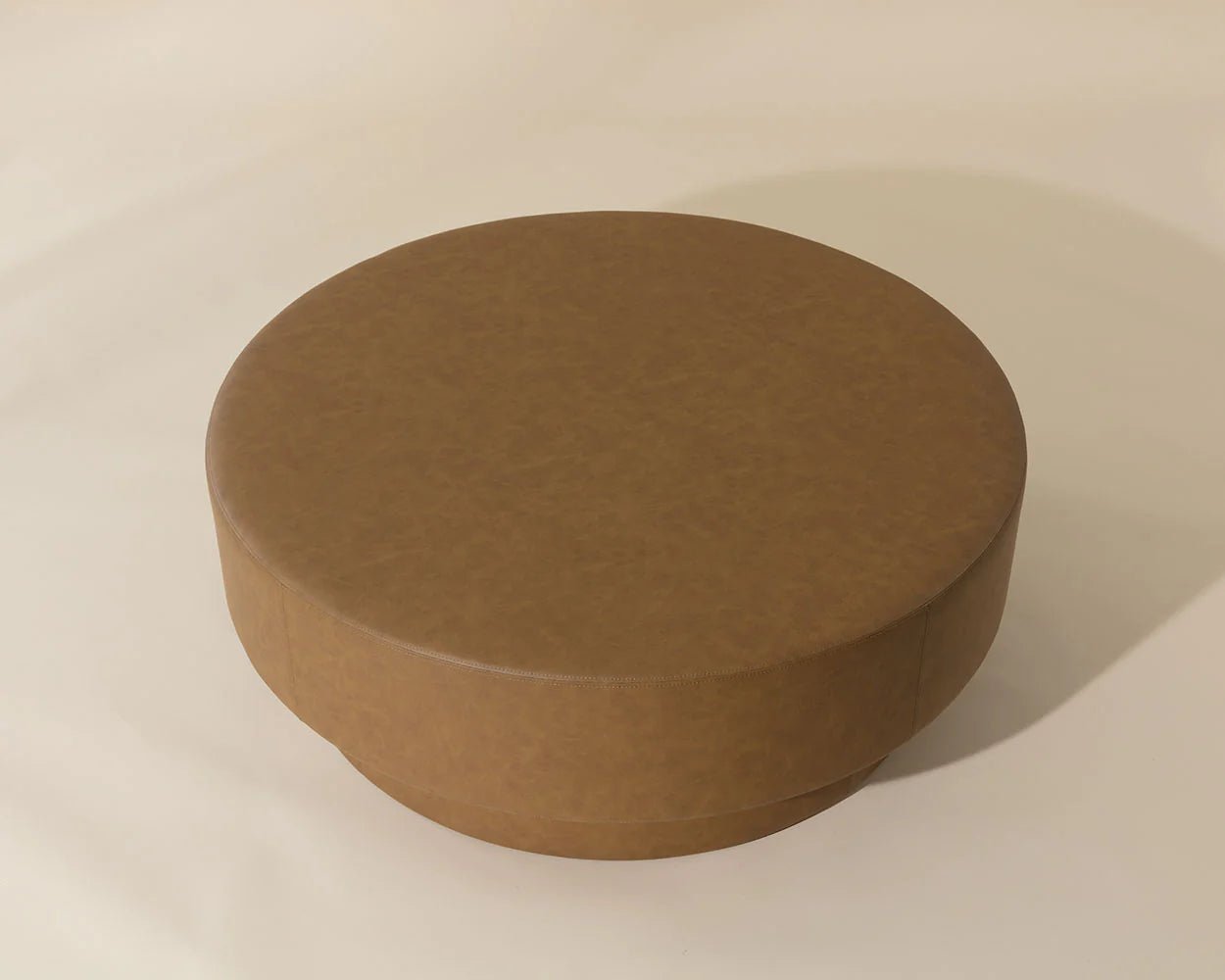 Arlo Ottoman - Milliken Cognac - Central Designs