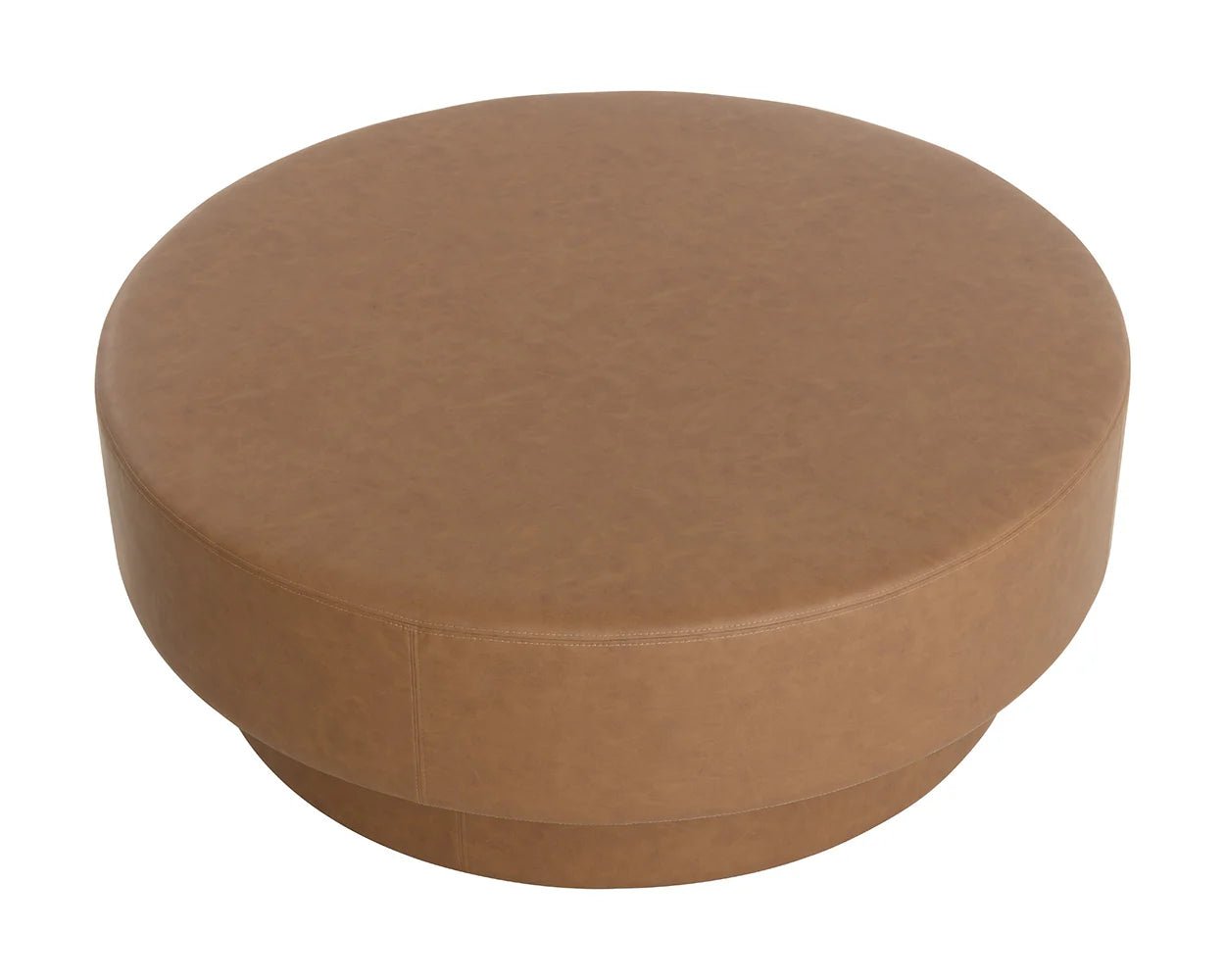 Arlo Ottoman - Milliken Cognac - Central Designs