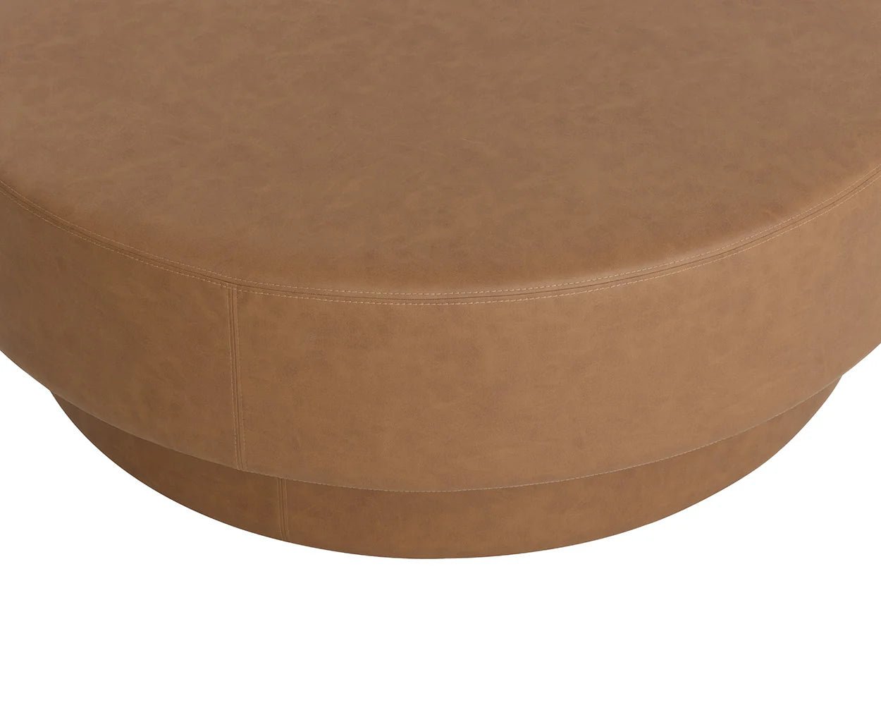 Arlo Ottoman - Milliken Cognac - Central Designs