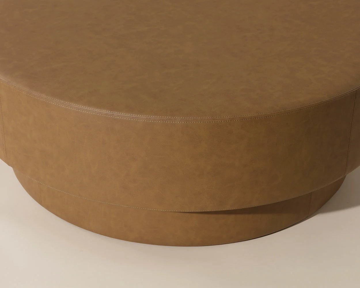 Arlo Ottoman - Milliken Cognac - Central Designs