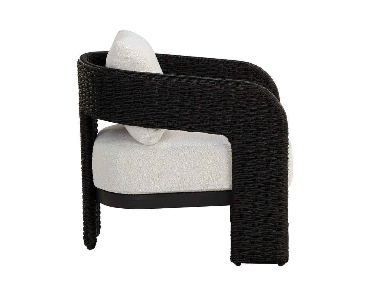 Pylos Lounge Chair - Black - Louis Cream - Central Designs