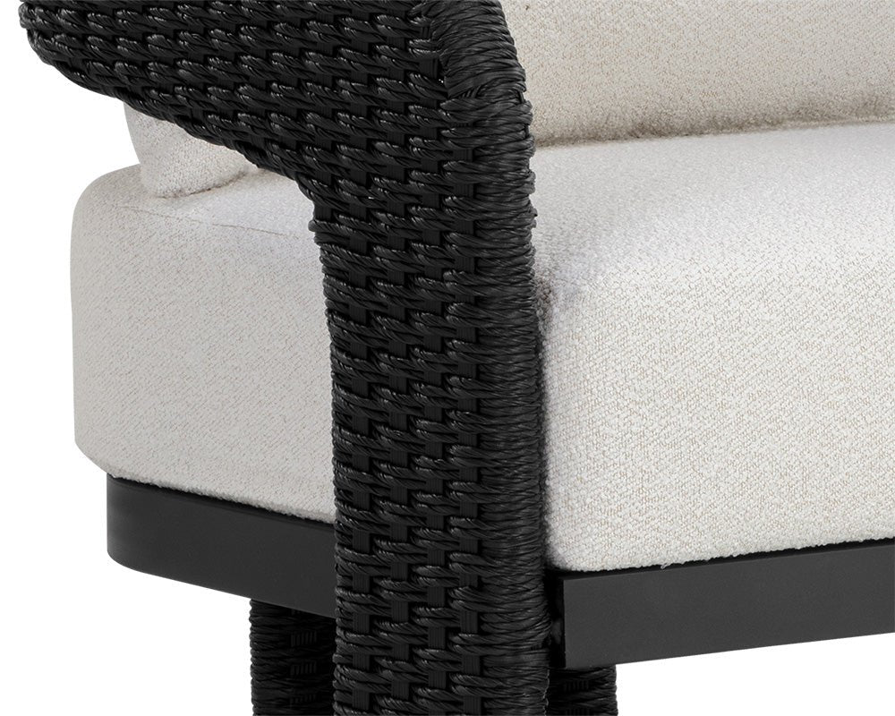Pylos Lounge Chair - Black - Louis Cream - Central Designs