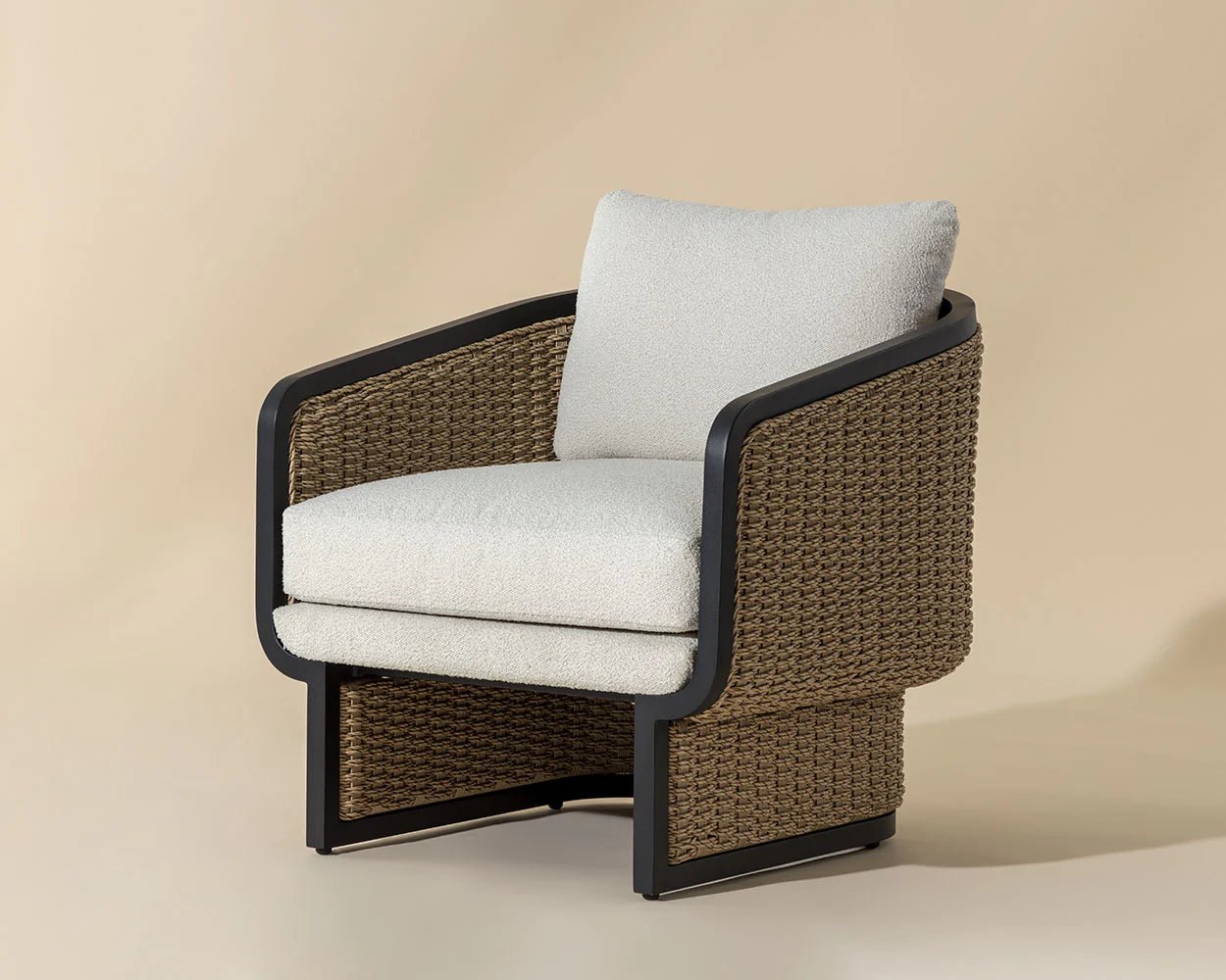 Olbia Lounge Chair - Louis Cream - Central Designs