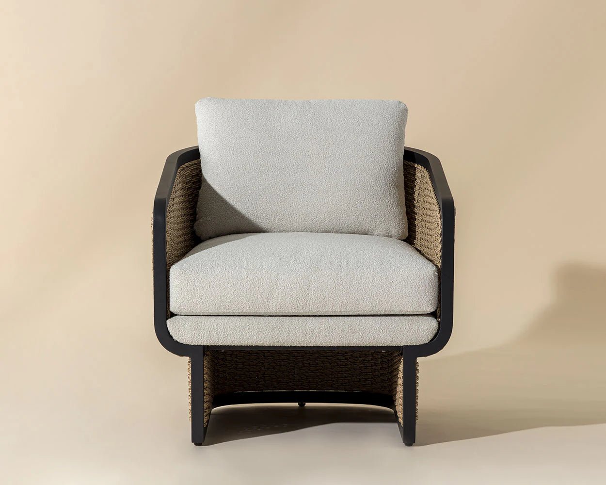 Olbia Lounge Chair - Louis Cream - Central Designs