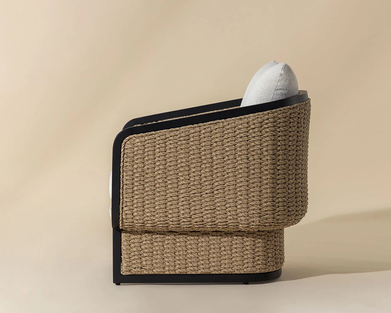 Olbia Lounge Chair - Louis Cream - Central Designs