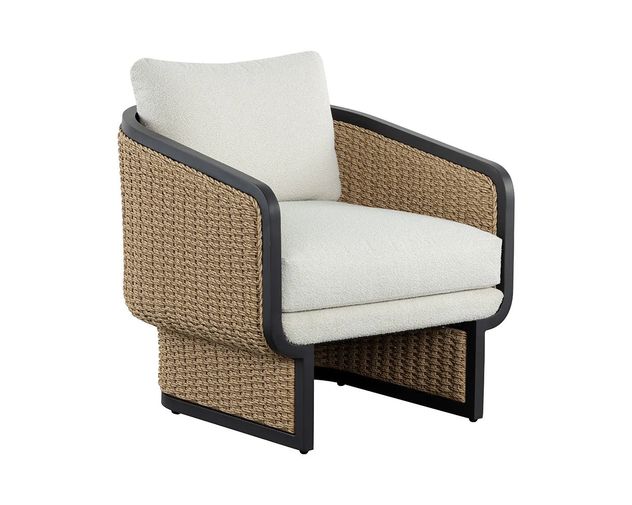 Olbia Lounge Chair - Louis Cream - Central Designs