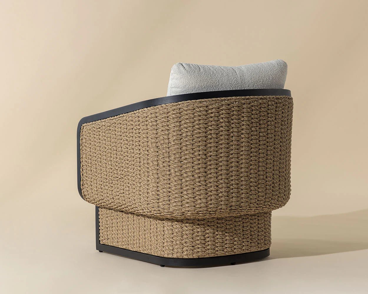 Olbia Lounge Chair - Louis Cream - Central Designs