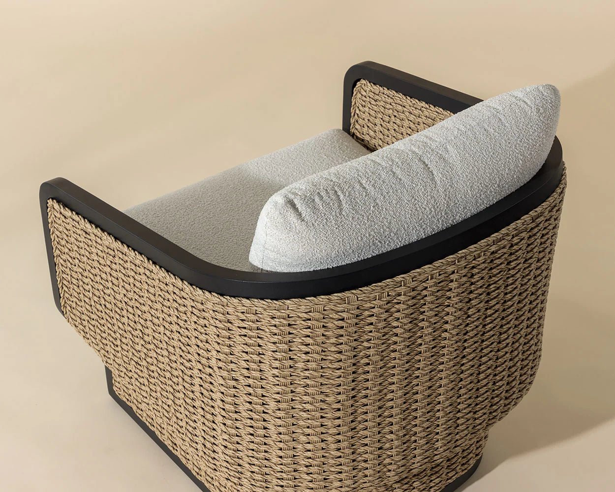 Olbia Lounge Chair - Louis Cream - Central Designs