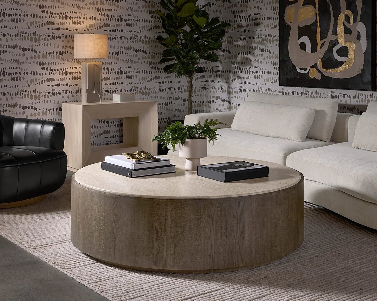 Dirsan Table Lamp - Taupe - Central Designs