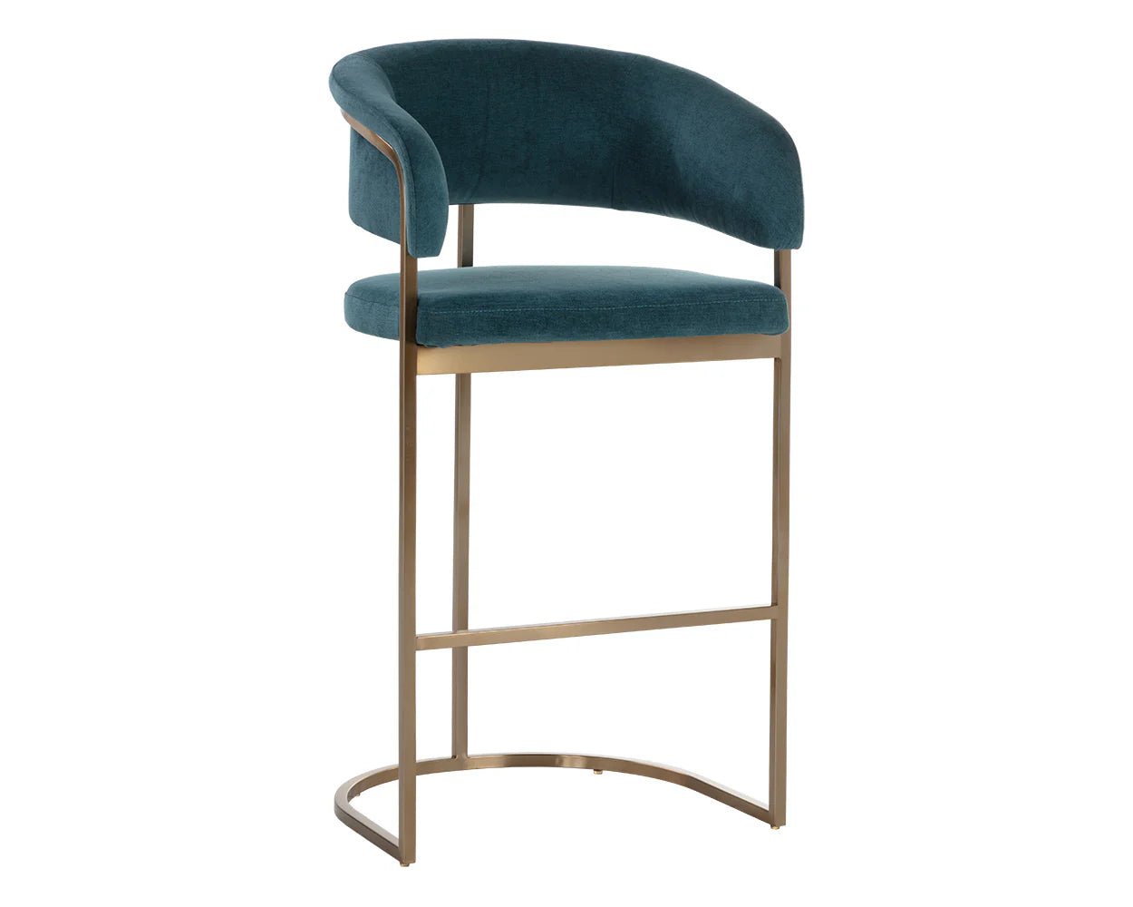 Marris Bar Stool - Gold - Danny Teal - Central Designs