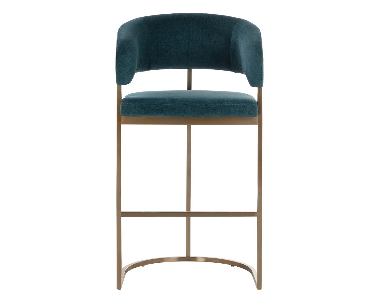 Marris Bar Stool - Gold - Danny Teal - Central Designs