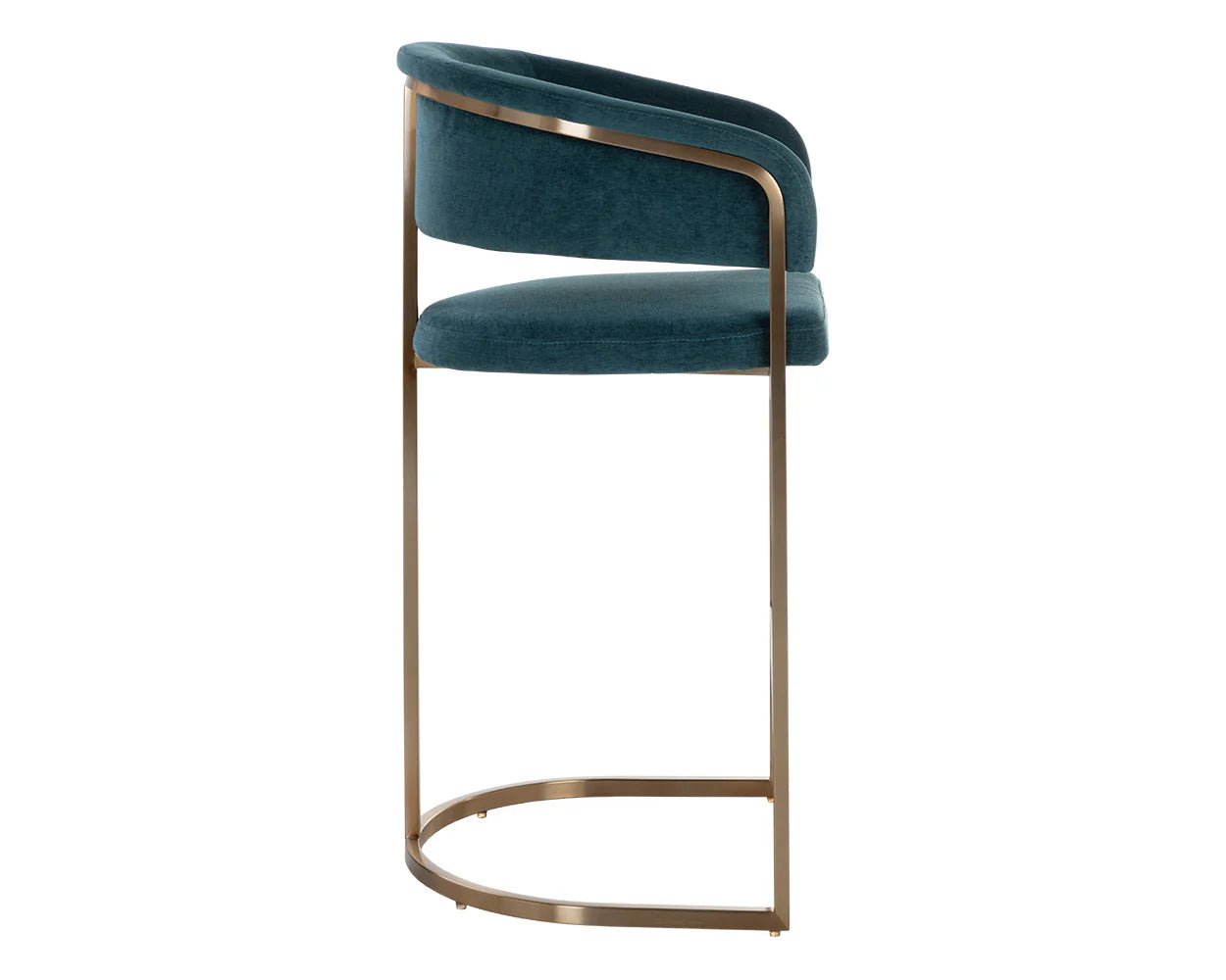 Marris Bar Stool - Gold - Danny Teal - Central Designs