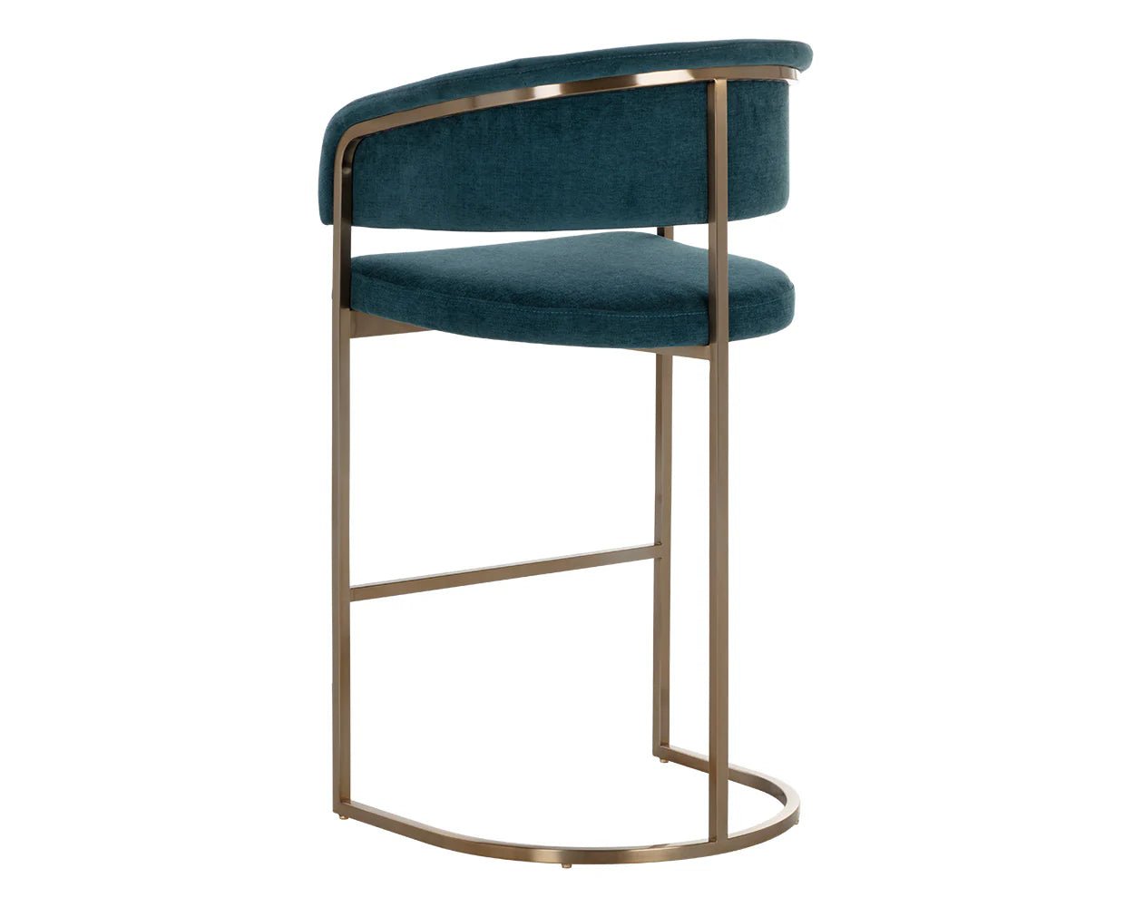 Marris Bar Stool - Gold - Danny Teal - Central Designs