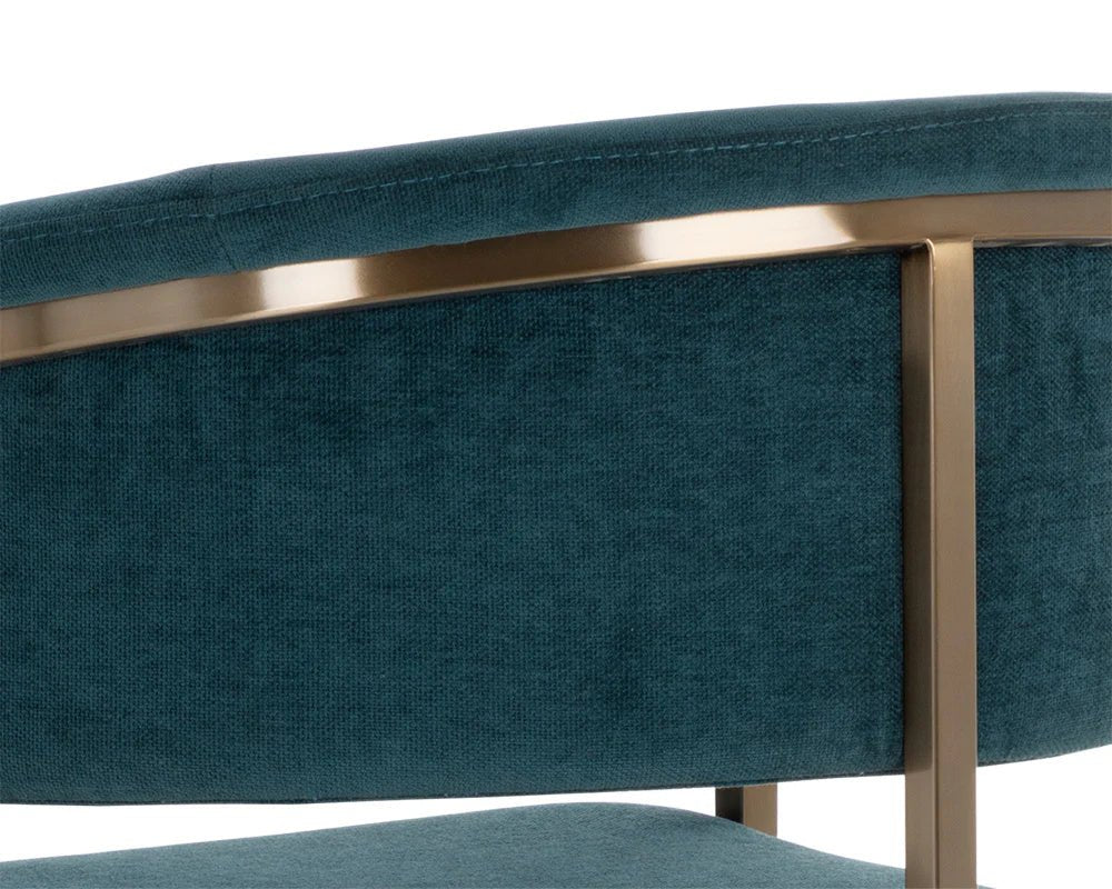 Marris Bar Stool - Gold - Danny Teal - Central Designs