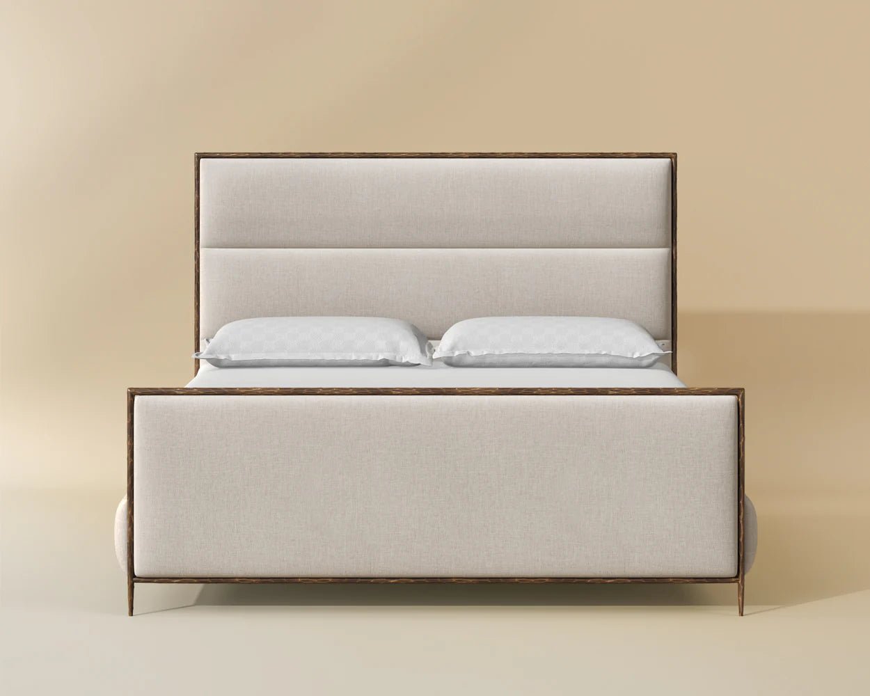 Yasmine Bed - King - Zenith Alabaster - Central Designs