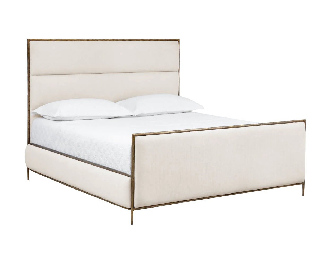 Yasmine Bed - King - Zenith Alabaster - Central Designs