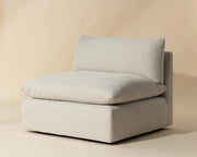 Reve Modular - Armless Chair - Effie Linen - Central Designs