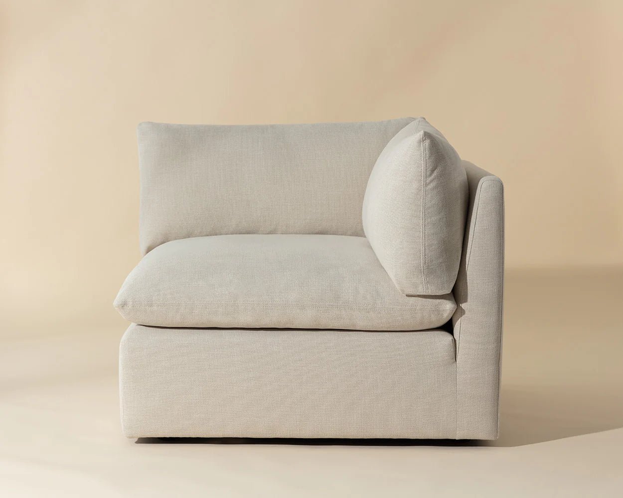 Reve Modular - Corner Chair - Effie Linen - Central Designs