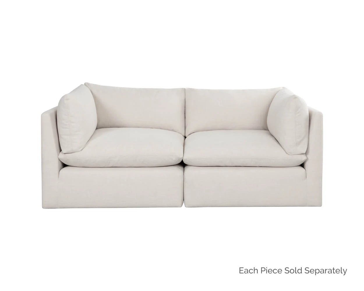 Reve Modular - Corner Chair - Effie Linen - Central Designs