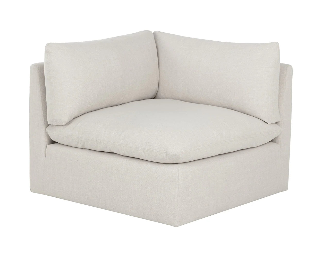 Reve Modular - Corner Chair - Effie Linen - Central Designs