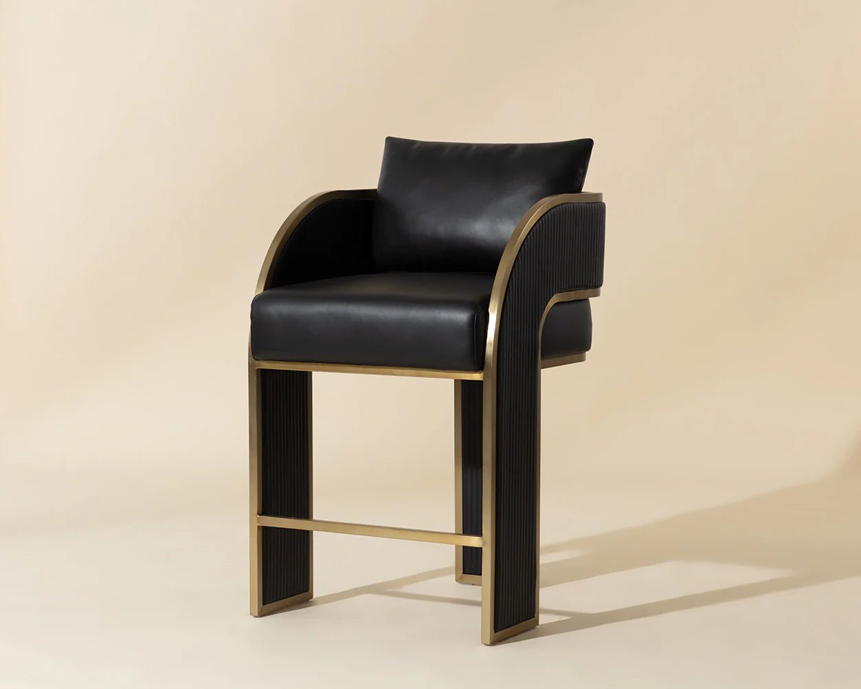 Baz Counter Stool - Napa Black - Central Designs