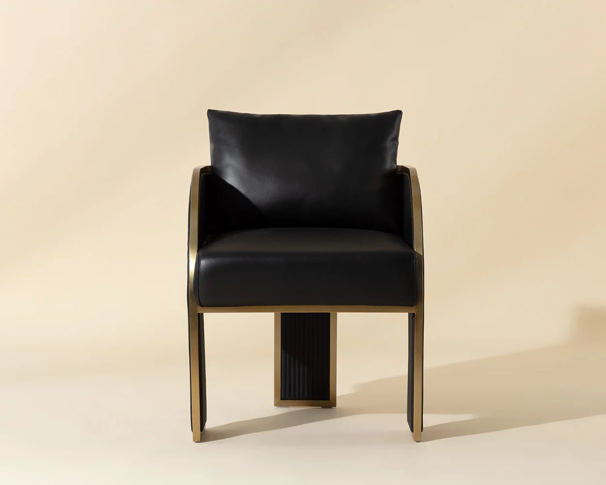 Baz Dining Armchair - Napa Black - Central Designs