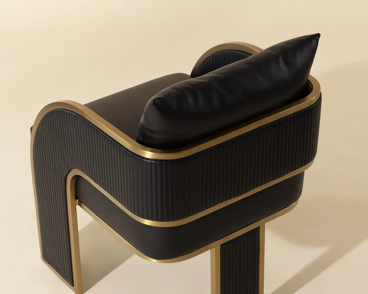 Baz Dining Armchair - Napa Black - Central Designs