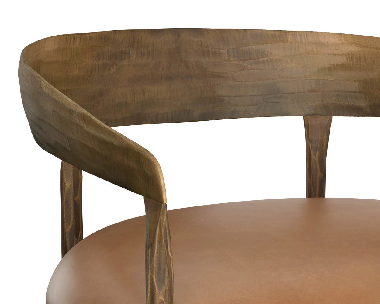 Zanatta Barstool - Tan Leather - Central Designs
