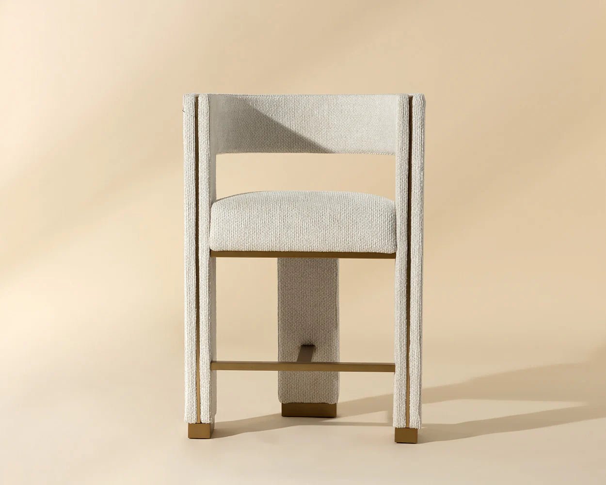 Adamina Counter Stool - Rhea Light Barley - Central Designs