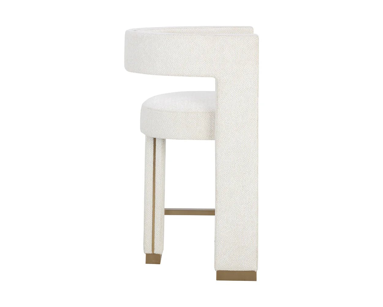 Adamina Counter Stool - Rhea Light Barley - Central Designs