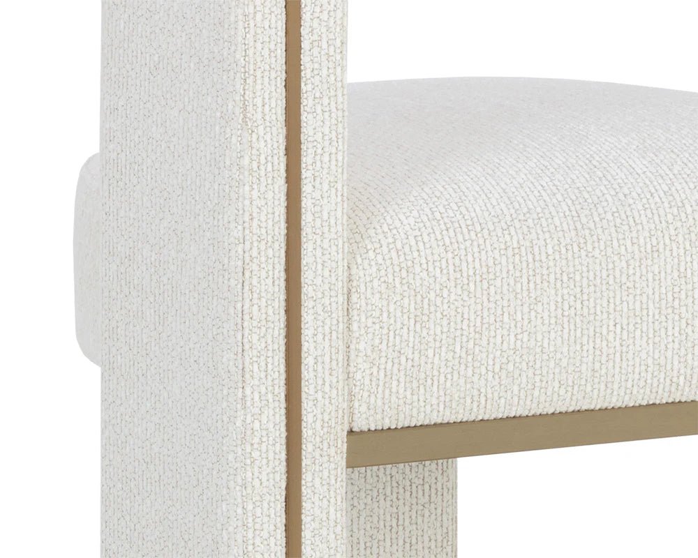 Adamina Counter Stool - Rhea Light Barley - Central Designs