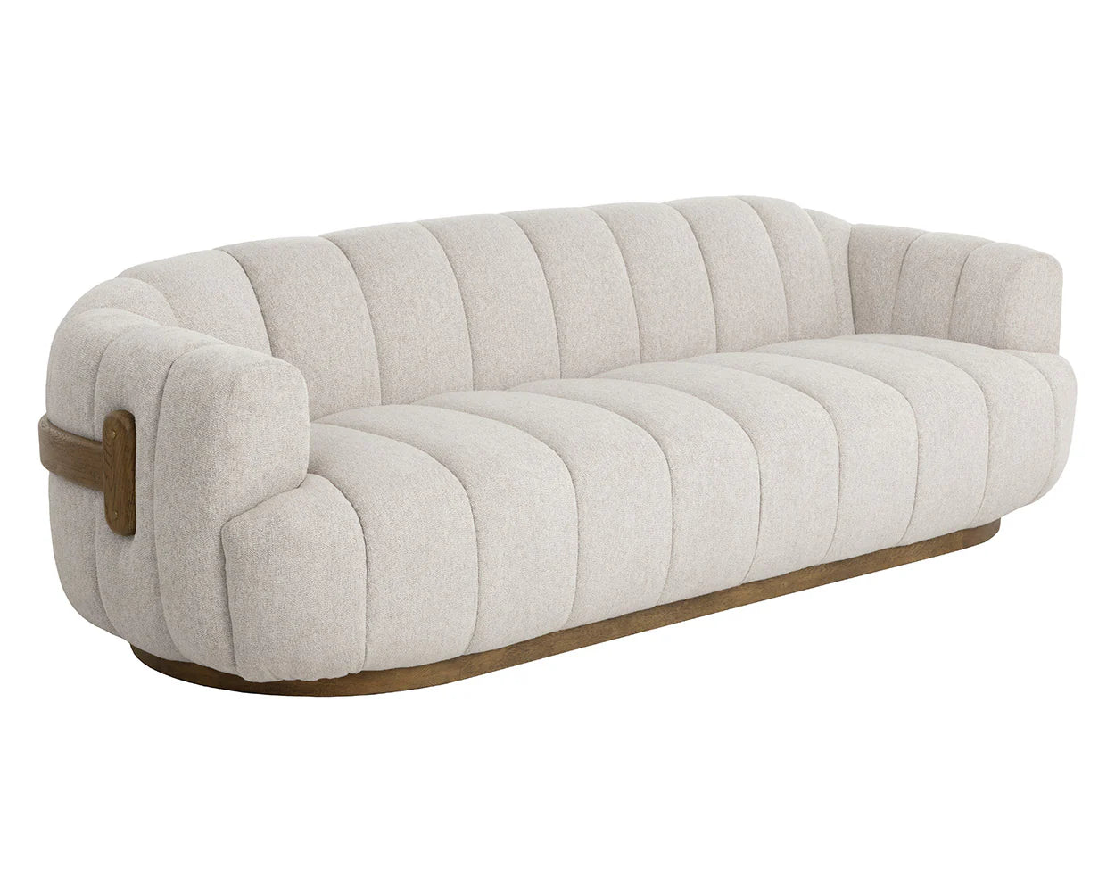 Tadeo Sofa - Warm Brown - Dove Cream - Central Designs