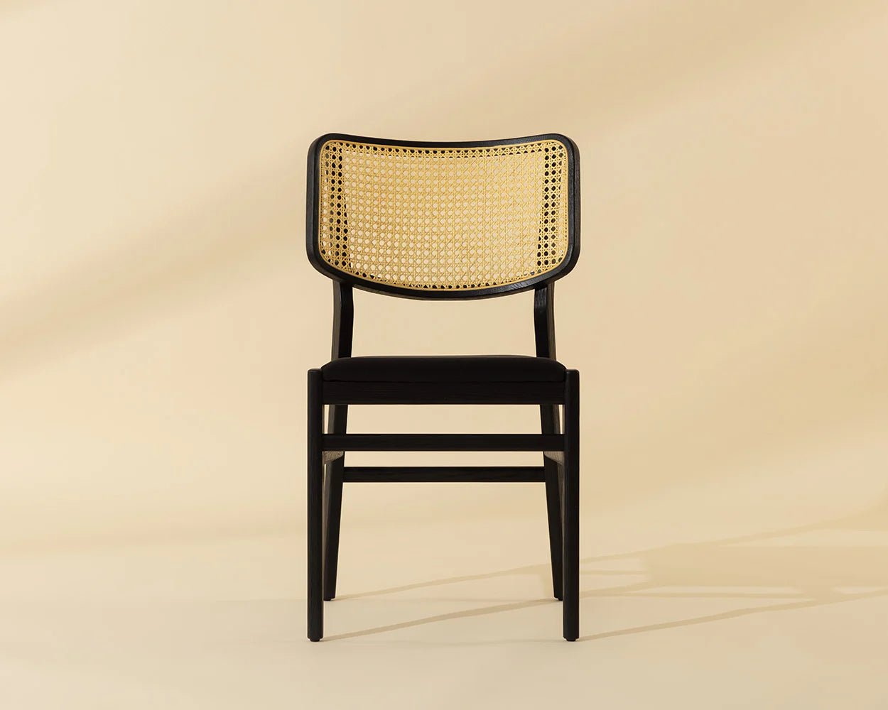 Annex Dining Chair - Abbington Black / Natural - Central Designs