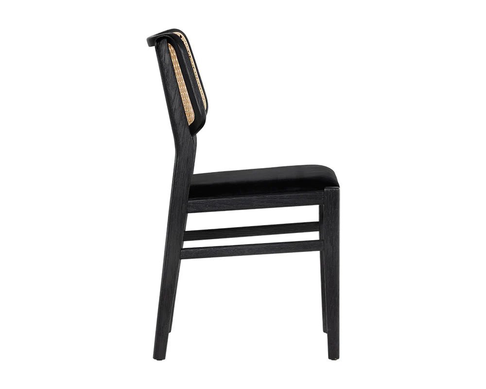 Annex Dining Chair - Abbington Black / Natural - Central Designs