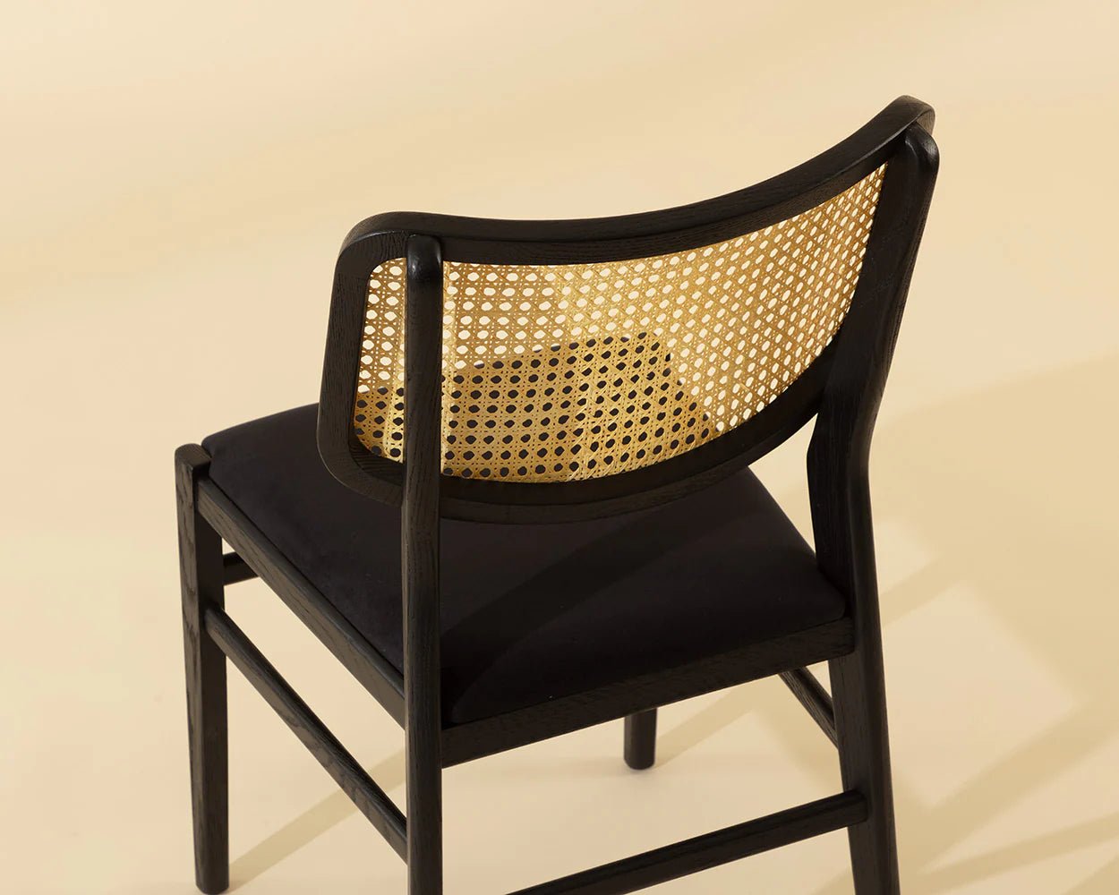 Annex Dining Chair - Abbington Black / Natural - Central Designs
