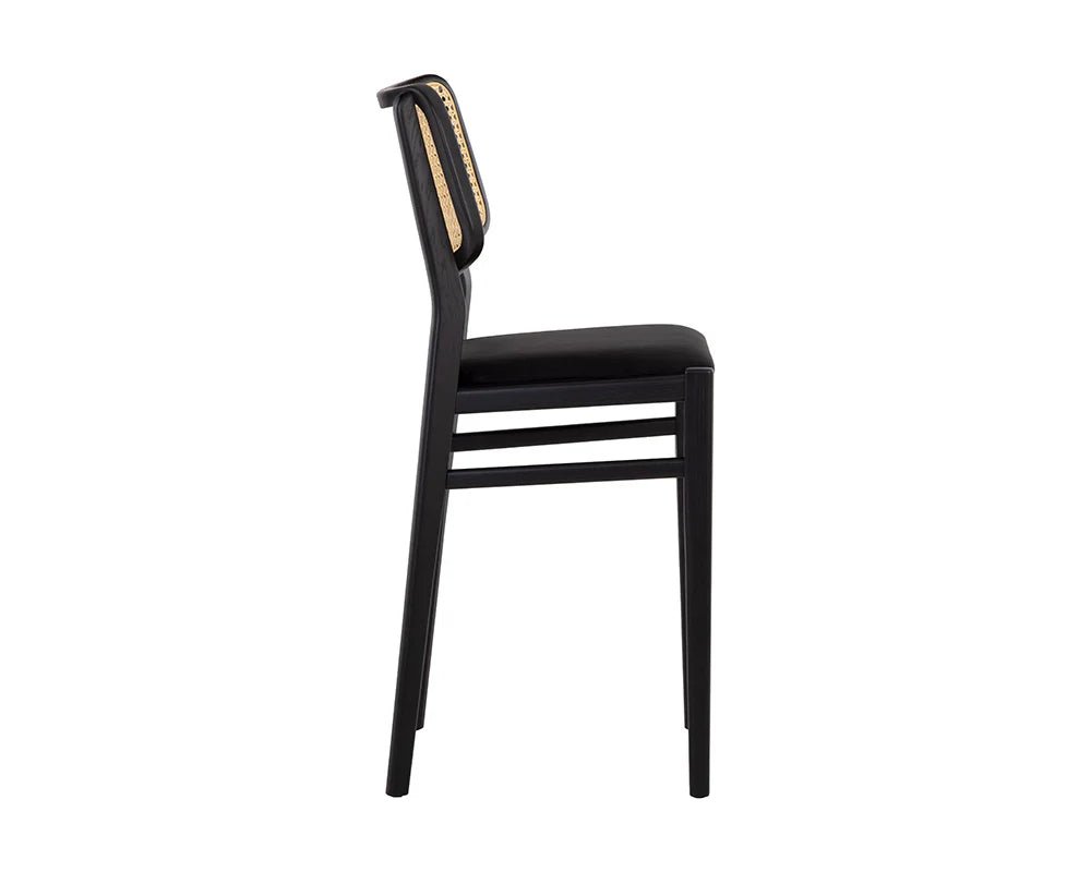 Annex Counter Stool - Abbington Black / Natural - Central Designs