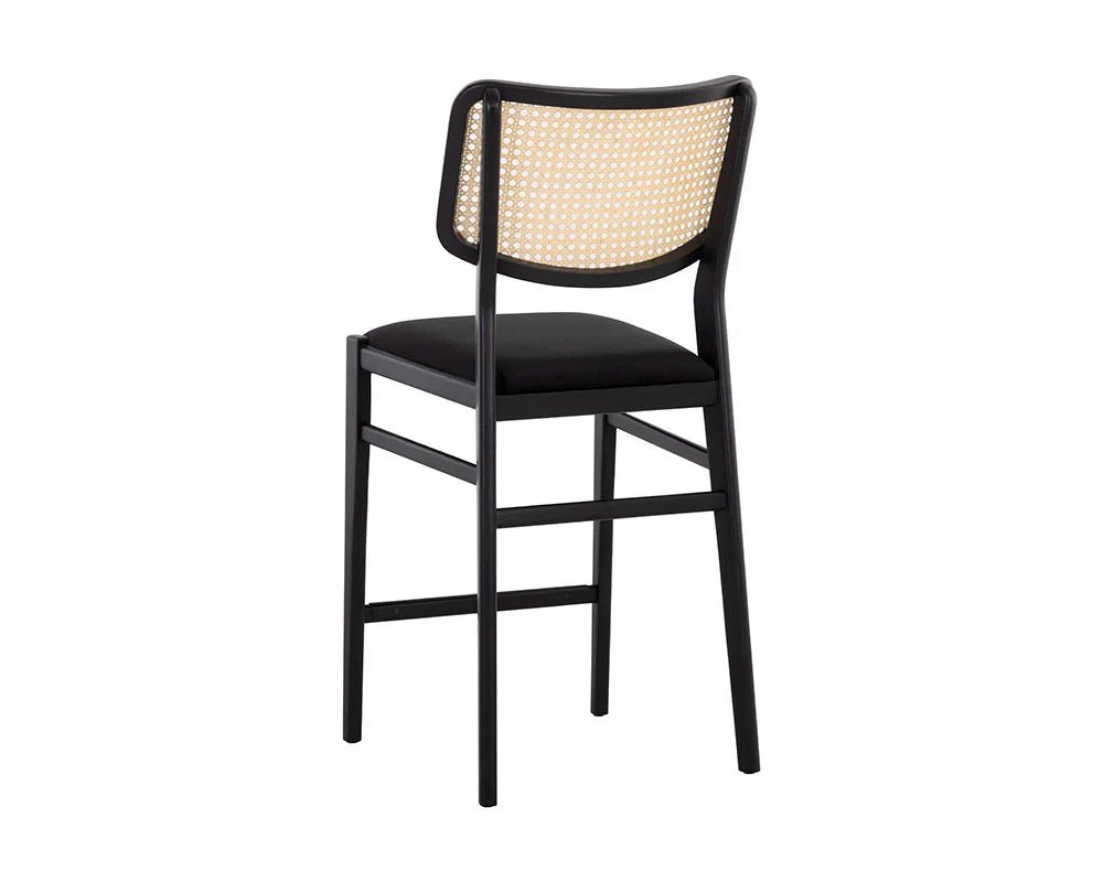 Annex Counter Stool - Abbington Black / Natural - Central Designs