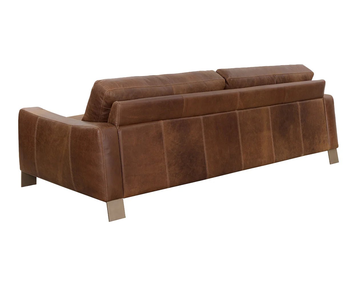 Rafael Sofa - Lucia Tobacco Leather - Central Designs