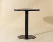 Merano Bar Table - Round - Black - Central Designs
