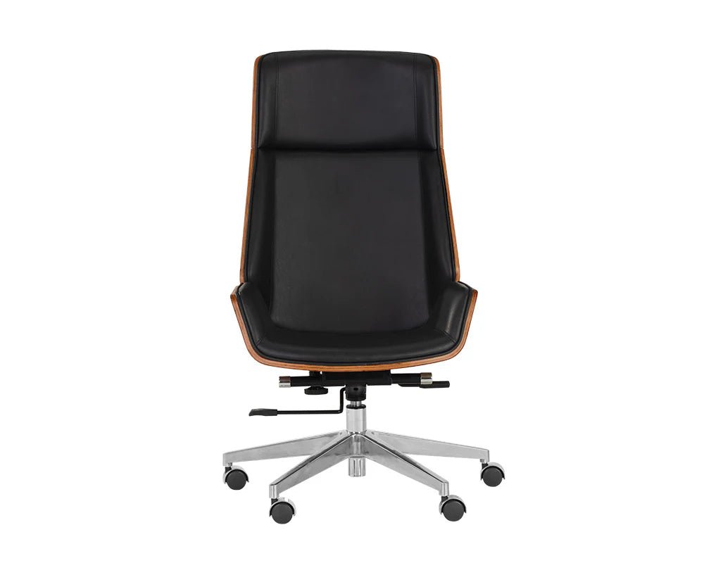 Rhett Office Chair - Dillon Black - Central Designs