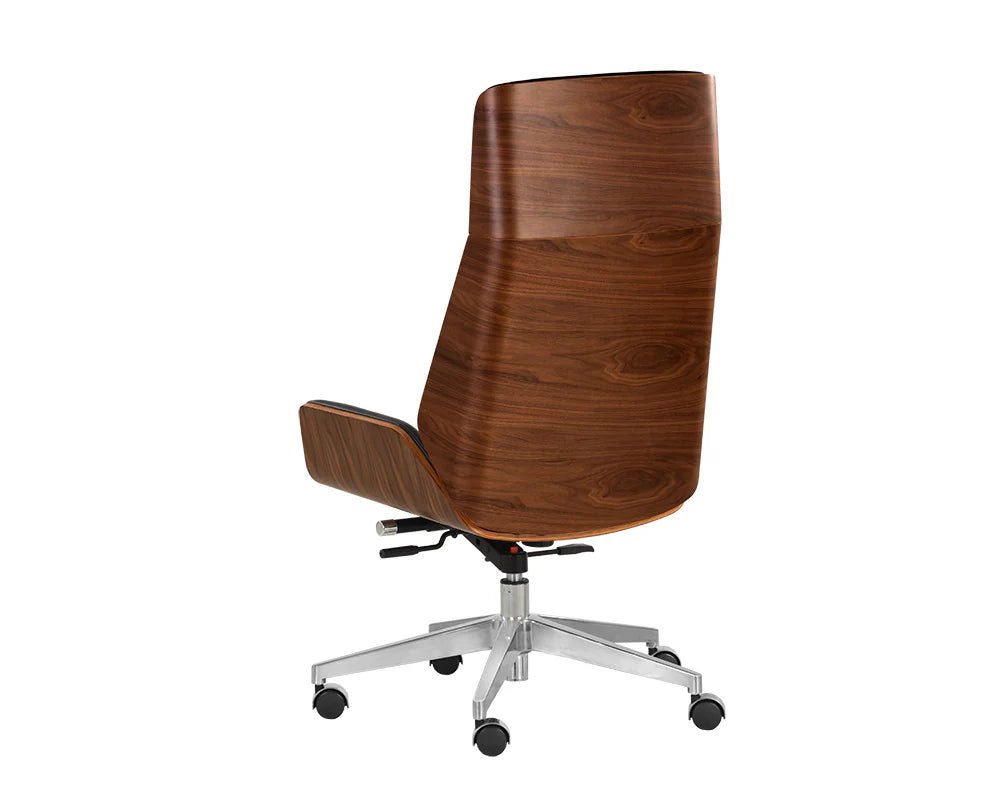 Rhett Office Chair - Dillon Black - Central Designs