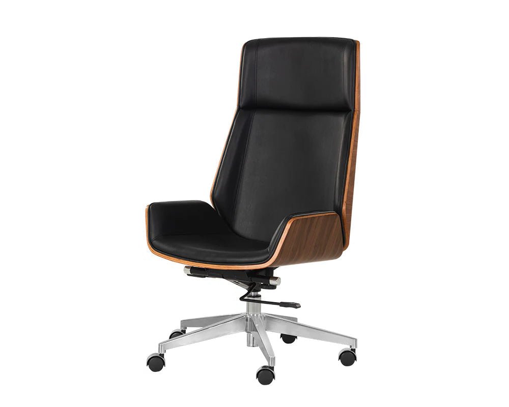 Rhett Office Chair - Dillon Black - Central Designs