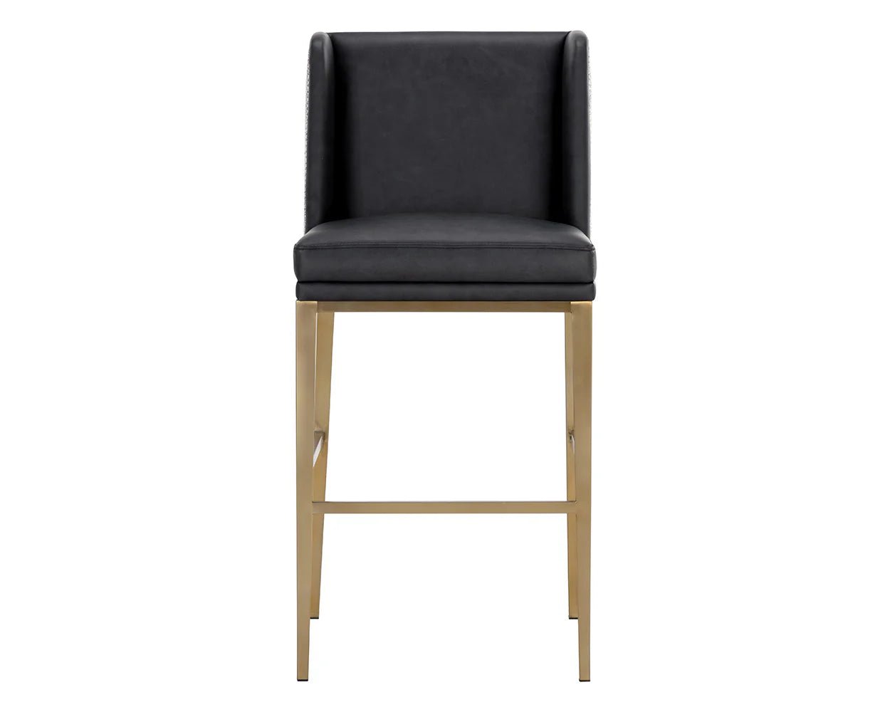 Joplin Bar Stool - Cantina Black / Vera White Pepper - Central Designs