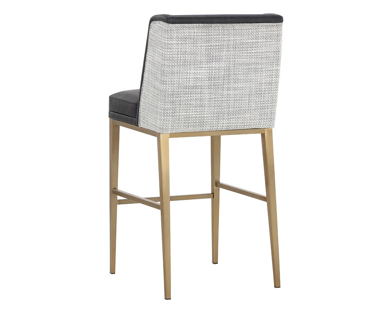 Joplin Bar Stool - Cantina Black / Vera White Pepper - Central Designs