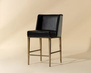 Joplin Counter Stool - Cantina Black / Vera White Pepper