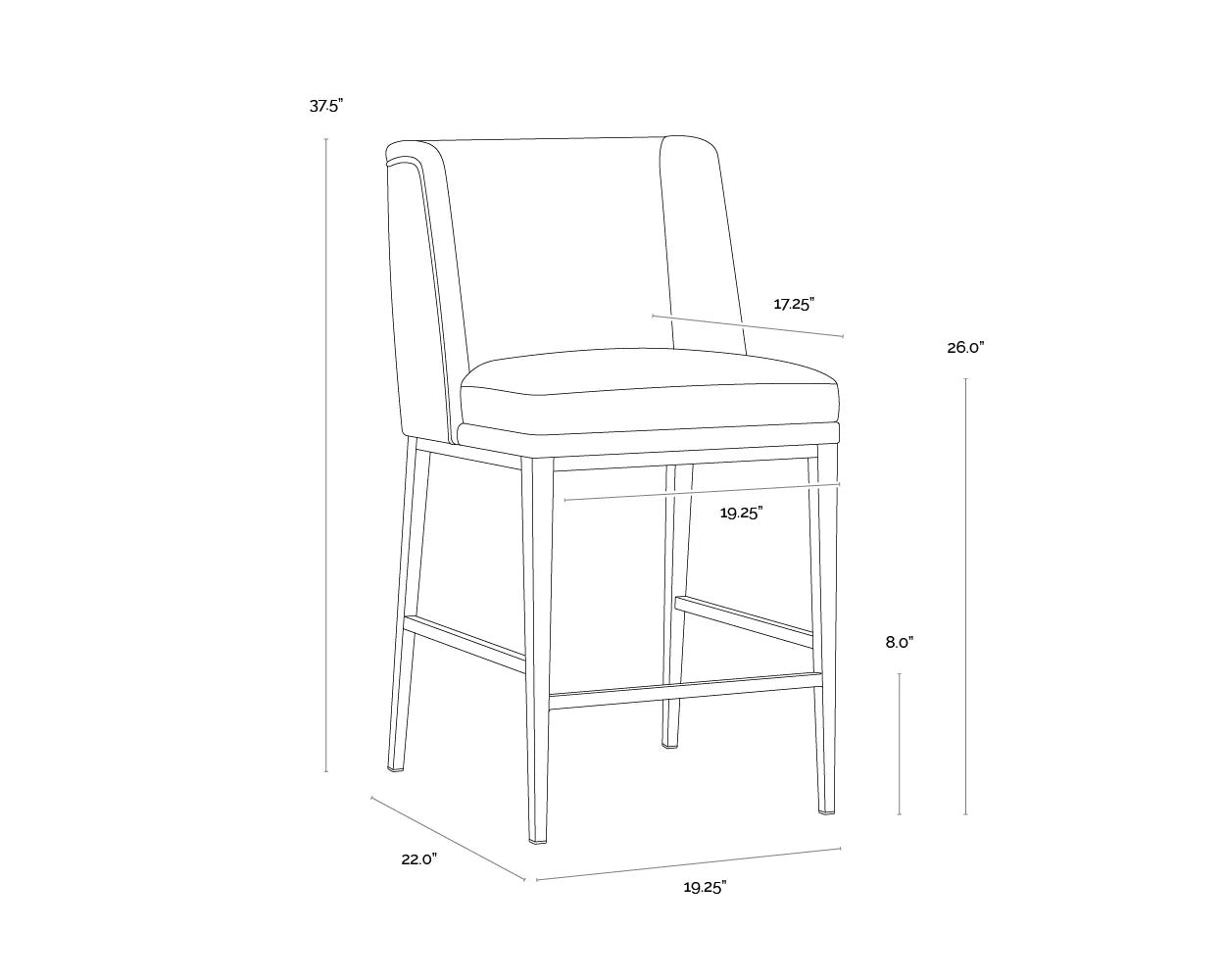 Joplin Counter Stool