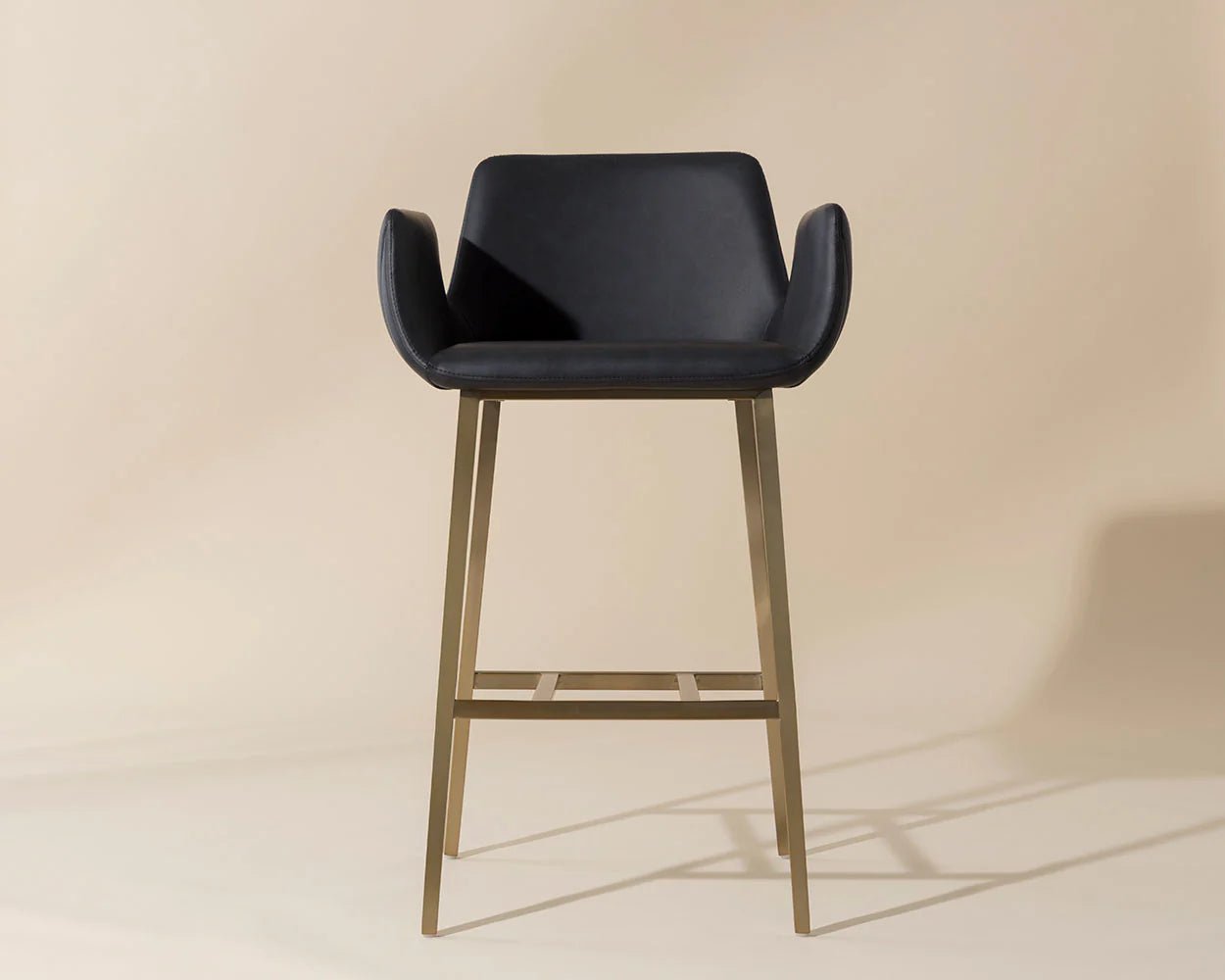 Lucano Barstool - Bravo Black - Central Designs